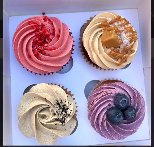 Frøken Holm – Lavkarbo Cupcakes – 4pk